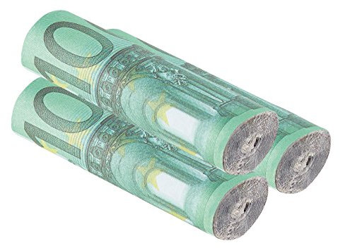 Semptec Urban Survival Technology Kaminanzünder: 3er-Set Feuer-Anzünder im Geldschein-Rollen-Look, 100-Euro-Optik (Feuerstarter, Bio-Feuerstarter, Geschenk Herren)