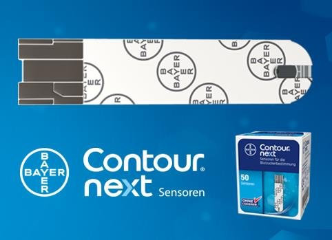 Bayers Contour Next Testsensoren-100 Stück (100 ST)