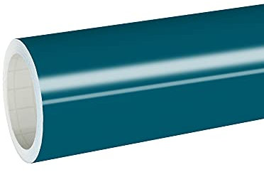 Unbekannt 11€/m² Oracal Plotterfolie Glanz 751c 608 Petrol 31,5 cm Breite gegossene Plotter Möbel-Folie selbstklebend High Performance cast