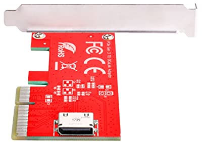 ChenYang CY PCI-E 3.0 Express 4.0 x4 zu Oculink Interner SFF-8611 SFF-8612 Host-Adapter für PCIe SSD mit Halterung
