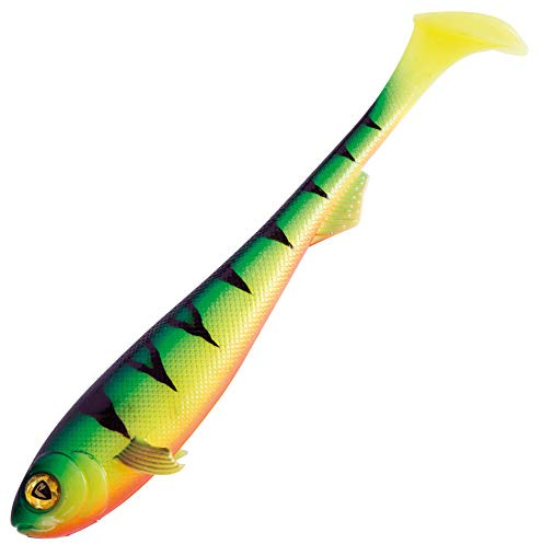 Fox Rage Super Slick Shad UV - 2 Gummifische, Farbe:Firetiger, Länge:18cm