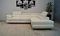Quattro Meble Weiß Echtleder Eckcouch 275 x 225 Sofa Couch mit Schlaffunktion, Bettkasten und Kopfstützen Echt Leder Ecksofa (275 x 225 Ecke Rechts)