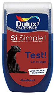 Dulux Valentine Peinture Si Simple - Testeur Couleur le Rouge 30 ml