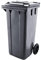 Bc-elec - Cubo de basura para exteriores GX-009A de 100 litros, cubo de basura de 100 litros con ruedas, 48 x 55 x 81 cm, color gris