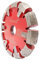 GVHAKG Tuck Point Diamant Fräser,V-Segment extrem scharf für sehr harten Estrich,sehr harte Betonböden und Entfernung,Segmentbreite 16mm, Segmenthöhe 12mm,Premium-Qualität (120x16x12x22,23mm)