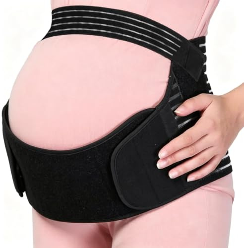 TSLBW Cinturón Embarazadas Cinturón de Maternidad, Soporte Lumbar para la Cintura Fajas de Maternidad y Apoyo para la Preparación al Parto Aliviar el Dolor de Espalda Pelvis Cadera (M L XL XXL)