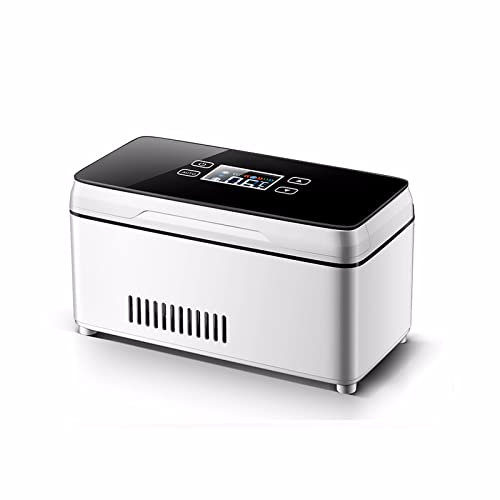 Boîte réfrigérée à insuline portable, petit réfrigérateur rechargeable par USB, mini réfrigérateur à insuline à double usage pour la maison, médecine 0-8 degrés réfrigéré, bouton d'affichage numé