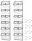 YancLife 2 Packs Over The Door Shoe Rack Organiser - 12 Large Mesh Pockets Hanging Shoe Storage for Narrow Wardrobe With Hanger - Space Saving Solution
