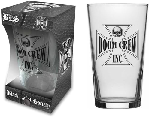 razamataz Black Label Society Doom Crew Unisex Bierglas klar