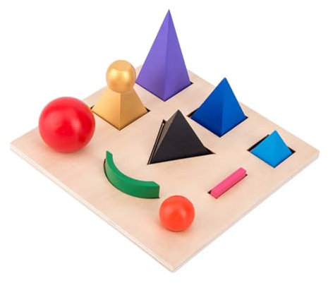 Toyvian 1 Jeu Aides pédagogiques sur Les Symboles tridimensionnels Bloc de Construction en Bois Jouets d'apprentissage des Langues Ensemble de Jeu en Bois scie sauteuse Puzzle de Grammaire