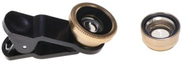 Angoily Metallgefertigtes Weitwinkel-makro-fisheye-objektivset Für Smartphone-reisekamera-objektiv-kit