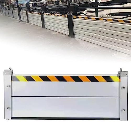 Generisch Aluminium-Hochwasserschutzsystem für Parkplätze, Einfahrtstor, Barrieren zur Vermeidung von Überschwemmungen, hohe Beständigkeit gegen Wasserdruck, einfache Montage und Demontage,