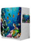 Highdi 3D Funda de Lavadora Cubierta, Secadoras de Carga Frontal Protector Exterior Cubierta a Prueba de Polvo (Capacidad S 6~7,5kg,Peces de Aguas Profundas 5)