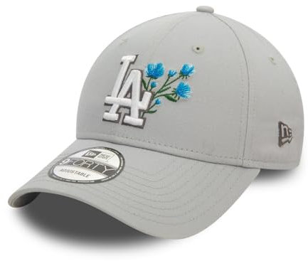 New Era MLB 9FORTY Cap Flower Icon Los Angeles Dodgers Grey