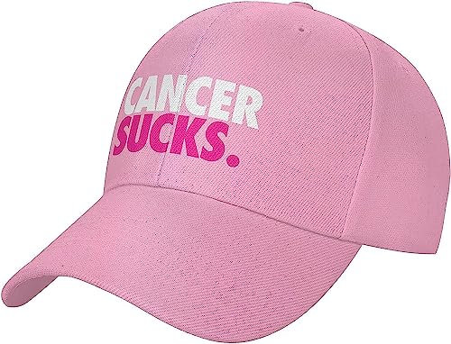 fifbird Baseballmütze mit Aufschrift Cancer Sucks Breast Awareness, Unisex, Erwachsene, Trucker-Kappe, rose, Einheitsgröße
