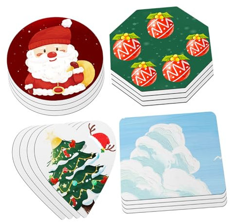 GETAJGHSD 16pcs Sublimation Refrigerator Magnets Christmas Fridge Decor Magnetic Calendar