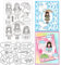 GLOBLELAND Sommer Transparenter Stempel Und Stanzformen Set „Rain Lady“ Zum Gestalten von Karten. Transparenter Silikonstempel Mit Frauen Regenschirm. Metall Regenstiefel. Stanzungen Für Scrapbooking