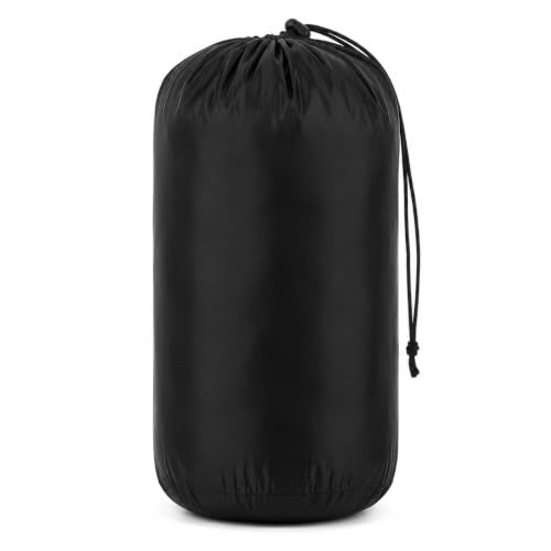 Milisten Ultra-Lightweight Waterproof Drawstring Bag, 20g Compact Stuff Sack for Down Jacket - Ideal for Outdoor Enthusiasts, Hiking, Camping, Travel & Home Storage, 25×18cm