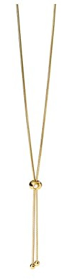 Purelei Collana Embrace Beauty, impermeabile e regolabile, elegante collana con zirconi con chiusura a sfera, in acciaio inox e placcatura in oro 14 K/18 K, versatile, lunga o come choker