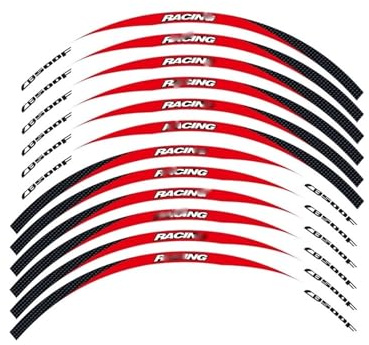 Reflective Motorcycle Wheel Sticker Rim for CB500F Motorcycle Wheel Sticker Stripe Reflective Rim(2)