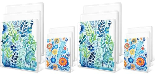 Akfldms 12 Pack Monoprinting Print Plates -8X10In + 5In X 7In Gel Plate,Gelli Plates - for Press-Art for Card Making