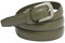 YEHMAN klassischer dünner damen Ledergürtel breite 2 cm Länge 120 cm kürzbar kaki