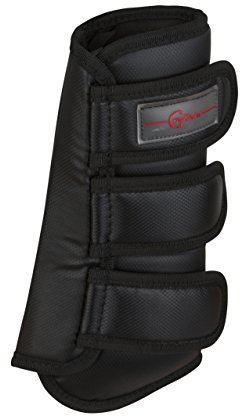 Kerbl 320128 Dressurgamaschen, VB, paarweise, hinten, schwarz