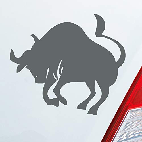 Hellweg Druckerei Sternzeichen Stier Bulle Bull PKW Car KFZ Roller Auto Aufkleber Sticker Heckscheibenaufkleber