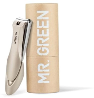 Coupe Ongle Professionnel MR.GREEN, Coupe Ongle Japonais Avec Lime Réservoir Intégré, En Acier Inoxydable Pour Homme, Femme, Enfant, Pied et Main