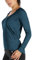 icyzone Damen Laufshirt Langarm Sport Shirt Atmungsaktive Langarmshirt Fitness Top Oberteil mit Daumenloch (S, Navy Blau)
