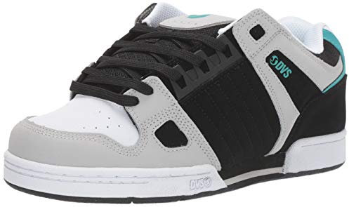 DVS Herren Celsius Skate-Schuh, Black Charc White Turq Nubuk, 43 EU