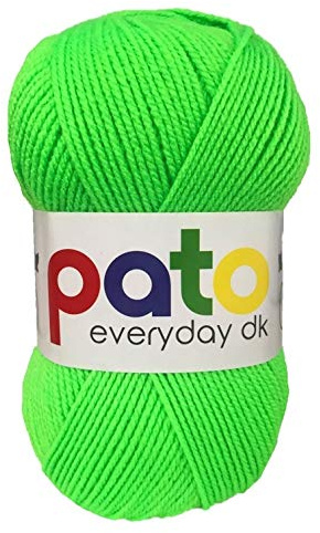 Cygnet Double Knitting Yarn 5x100g Neon Green 973 (5x100g)