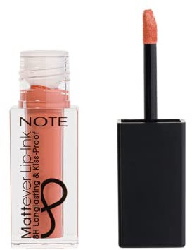 NOTE COSMETICS - Mattever Lip-Ink | Rossetto Liquido Mat a Lunga Durata e Senza Trasferimento | Rossetto Volumizzante e Altamente Pigmentato (Peach Rose)