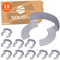 SOLIDfy® - [10x] KL-Sicherungen Ø 5mm Wellensicherung für Wellen und Bolzen verzinkte KL Sicherung