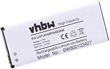 vhbw Battery compatible with Base Lutea 2 Mobile Phone Smartphone (1100mAh, 3.7V, Li-Ion)