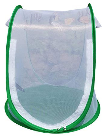 Taomeng Mini Greenhouse - Portable Gardening Cover, Folding Plant Protector Net, Indoor/Outdoor Plant Tent, Grow House With Zipper, Green