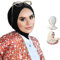para life Snap Hijab-Turbans für Damen, Hijab für Damen, Haarwickel, Kopfwickel für Damen, Hijab Undercap-Caps, Instant Hijab, Schwarz, Einheitsgröße