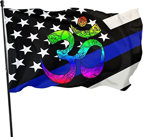 Flagge Aum Om Ohmholiday American Robuste Dekoration Fähnchen Wetterfeste Flaggen Für Hof Draußen Feiertage 90X150Cm