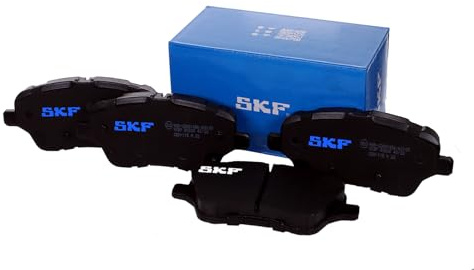 SKF Scheibenbremse Bremsbelag VKBP 80202-4er Set - Position Vorderachse Höhe 77 mm Länge 154 mm Breite 83 mm Dicke 17,6 mm - OE Qualität