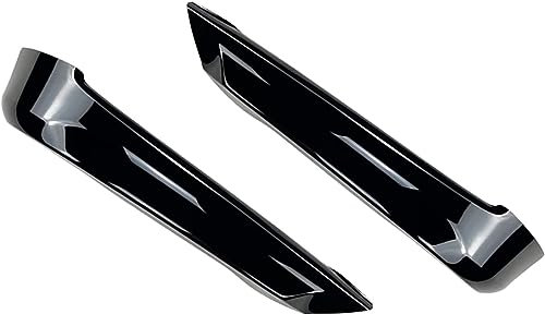 Auto Frontlippe Frontspoiler für BMW 3 Ser E90 E91 320i 330i 2005-2008,Auto Frontstoßstange Splitter Lip Spoiler Lippensplitter,A/Black