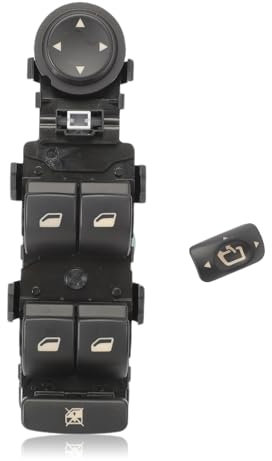 Botonera Interruptor Elevalunas para Citroen C5,Konuooer Interruptor de mando Elevalunas Puerta Delantera Izquierda para Citr0-en C8 807 96332289ZF 6554.HQ