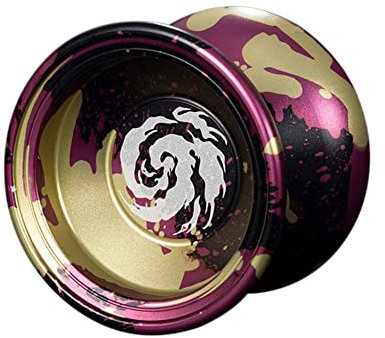 Lisher --Yo für Kinder, Anfängerball aus Aluminium für Yoyo-Spieler, mit Seil von 10 Yo Yo