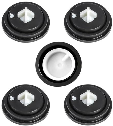 5PCS Rondelles de Diaphragme de Soupape, Rondelles de Joint Chasse d'Eau WC, Membranes pour Robinet Flotteur, Joints de Diaphragme à Entrée Latérale pour l'Entretien des Chasses D'eau des Toilettes