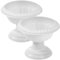 IMIKEYA Urne en Plastique 2 Pièces Pièce Maîtresse De Mariage Statue De Colonne Grecque Pilier Romain Pot De Fleurs Vase sur Pied en Plastique pour Patio Cour Allée Blanc