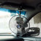 UPWONEC Ventilador De Autos De Metal, Ventilador De Enfriamiento Automático para Vehículo, Ventilador De Enfriamiento De Automóvil De 2 Velocidades, Ventilador Personal De Auto,10in 12v
