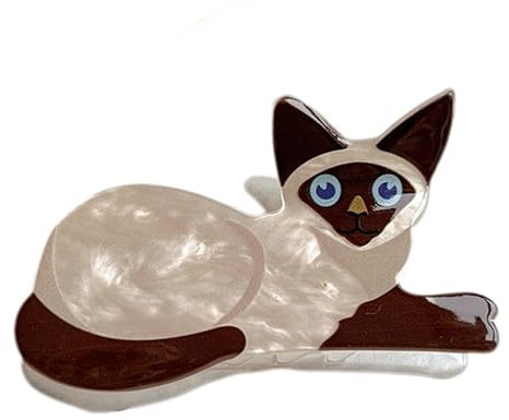 Pinces à cheveux | Pinces à cheveux en forme de chat | Pinces à cheveux sur le thème du chat, adorables pinces à cheveux pour félins, accessoires de cheveux d'animaux mignons, épingles à cheveux en