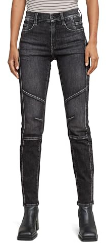 G-STAR Para Mujer Jeans Ace 2.0 Biker Slim Straight, Gris (Worn in Fossil D25285-D535-G734), 30W / 30L