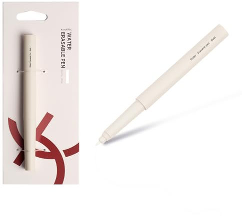 KEARING Wasserlöslicher Stoffmarker Weiß – Trickmarker Nähen für Quilten, Stickerei und DIY – Temporärer Markierstift Mit weichem Griff & leicht entfernbarer Tinte