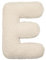 SOKTDO Buchstabenkissen, Initialenkissen, englisches Buchstabenkissen, Plüschkissen, dekoratives Kissen in Buchstabenform for Bett, Couch, Sofa, Schlafzimmer, Wohnzimmer(E)