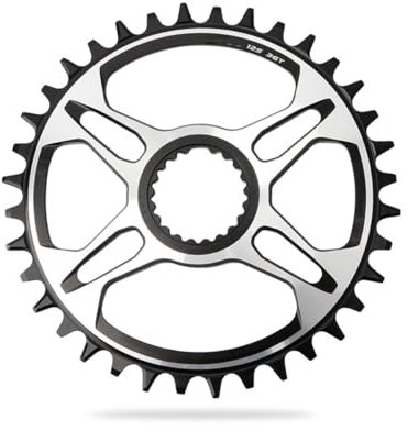 HOUSON Fahrrad kettenblatt, 12-Gang-Kettenblatt 32T 34T 36T 38T direkte Montage Kettenblatt Breite Kettenblätter Fahrradkettenblatt für S-himano M7100 M8100 M9100 36T